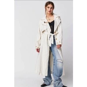Free People‎ Melia Mac Coat WTF Ivory Small Oversized by We The Free Fall Spring